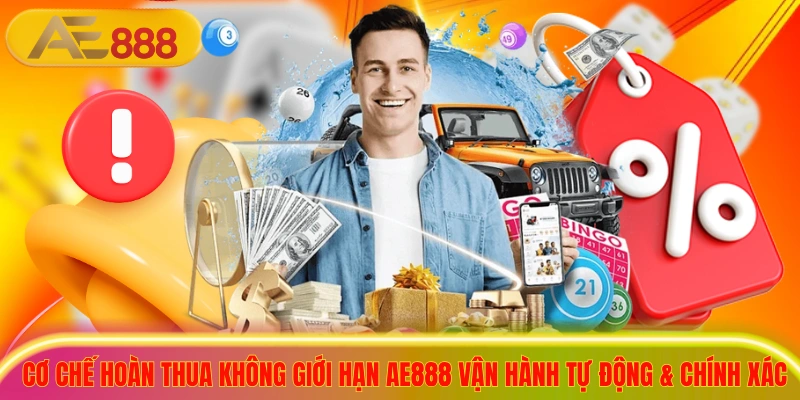 Cơ chế hoàn thua không giới hạn ae888 vận hành tự động và chính xác