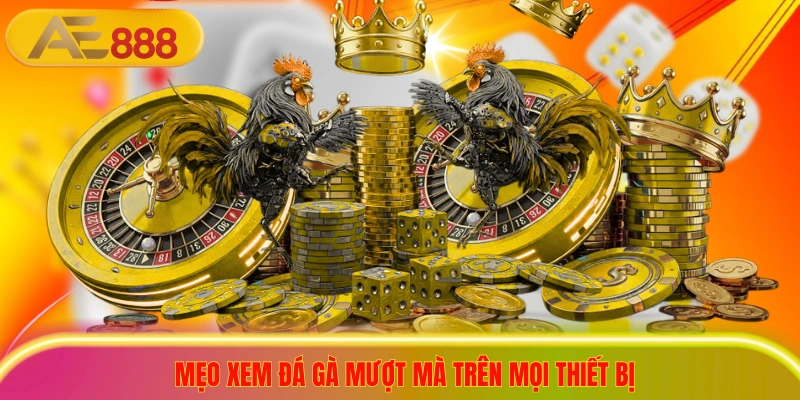 Mẹo xem đá gà mượt mà trên mọi thiết bị